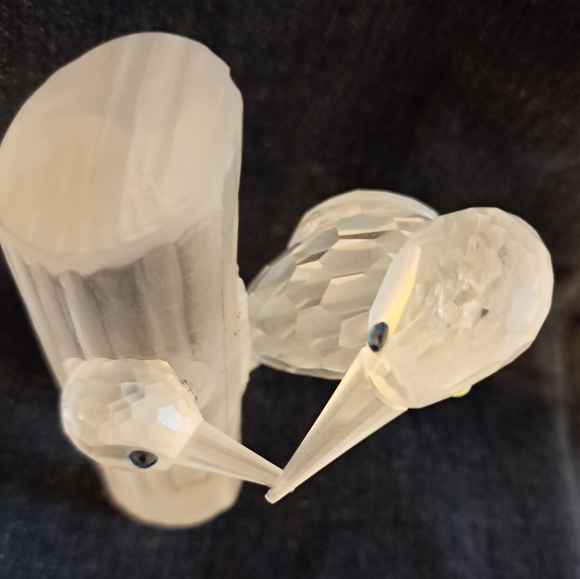 Swarovski Crystal 1988 Woodpeckers Figurine w certificate - Picture 6 of 6